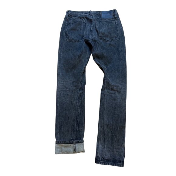 Unbranded Selvedge Black Skinny Stretch Denim Jeans‎ Button Fly - Picture 2 of 9